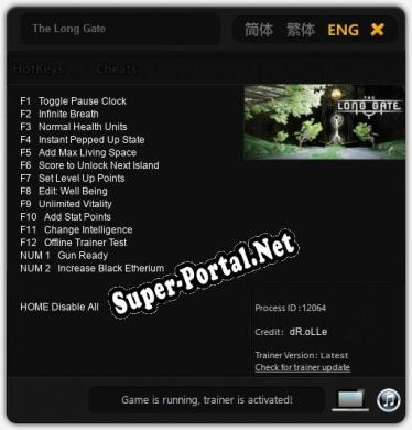 Трейнер для The Long Gate [v1.0.2]