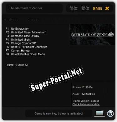 The Mermaid of Zennor: ТРЕЙНЕР И ЧИТЫ (V1.0.24)