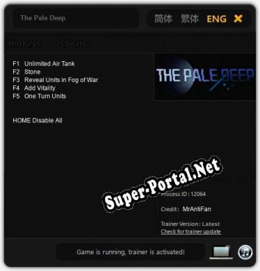 The Pale Deep: Трейнер +5 [v1.4]