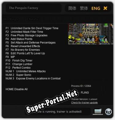 The Penguin Factory: Трейнер +15 [v1.9]