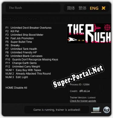 The Rush: Трейнер +15 [v1.4]