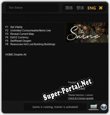 The Swine: ТРЕЙНЕР И ЧИТЫ (V1.0.40)