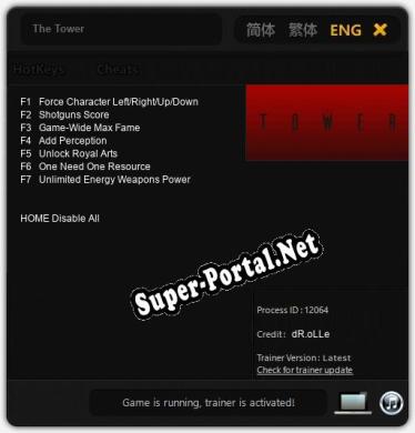 The Tower: ТРЕЙНЕР И ЧИТЫ (V1.0.34)