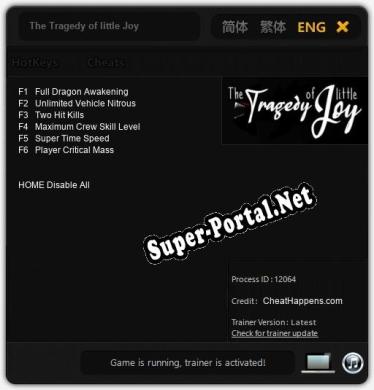 The Tragedy of little Joy: Читы, Трейнер +6 [CheatHappens.com]