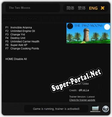 The Two Moons: ТРЕЙНЕР И ЧИТЫ (V1.0.2)