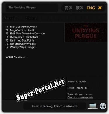 The Undying Plague: Читы, Трейнер +7 [dR.oLLe]