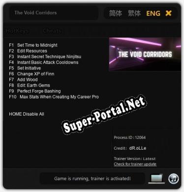 Трейнер для The Void Corridors [v1.0.9]