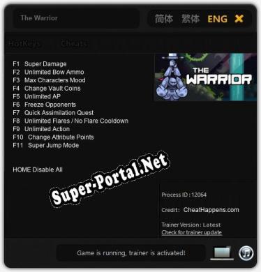 The Warrior: ТРЕЙНЕР И ЧИТЫ (V1.0.51)