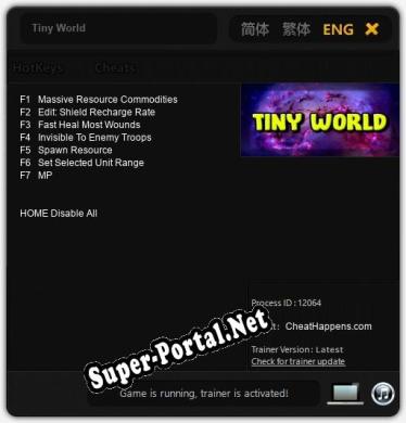 Tiny World: Трейнер +7 [v1.9]