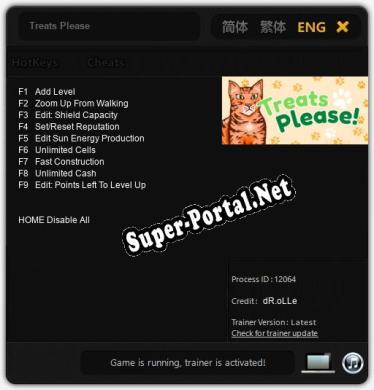 Treats Please: Трейнер +9 [v1.6]
