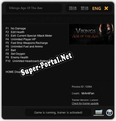 Vikings Age Of The Axe: Читы, Трейнер +10 [MrAntiFan]