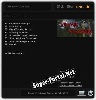 Village of Zombies: Читы, Трейнер +8 [FLiNG]