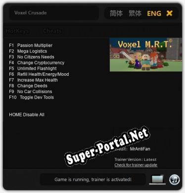 Voxel Crusade: Трейнер +10 [v1.4]