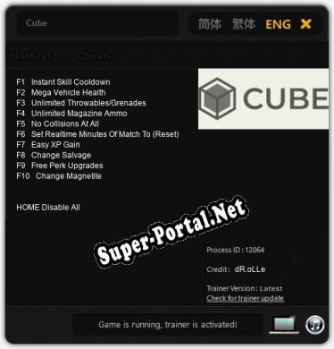 Cube: Читы, Трейнер +10 [dR.oLLe]
