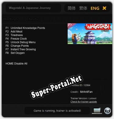 Wagotabi A Japanese Journey: Читы, Трейнер +8 [MrAntiFan]