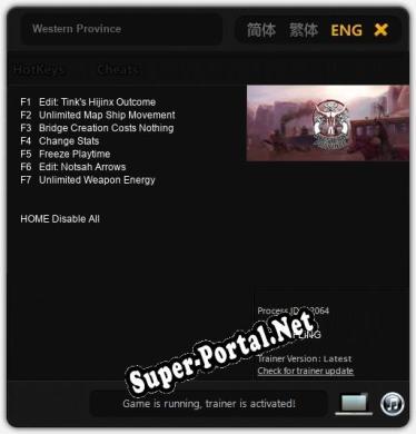 Трейнер для Western Province [v1.0.3]
