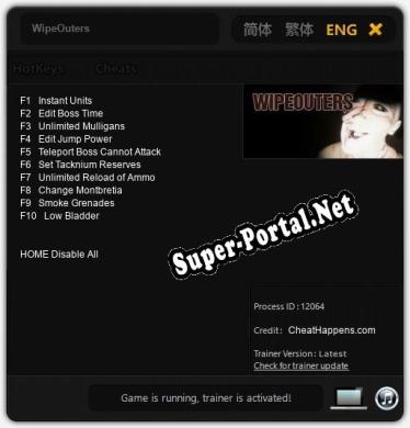 WipeOuters: Читы, Трейнер +10 [CheatHappens.com]