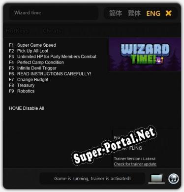 Трейнер для Wizard time [v1.0.6]