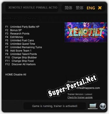 XENOTILT HOSTILE PINBALL ACTION: ТРЕЙНЕР И ЧИТЫ (V1.0.61)