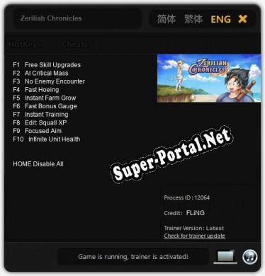 Zeriliah Chronicles: Читы, Трейнер +10 [FLiNG]